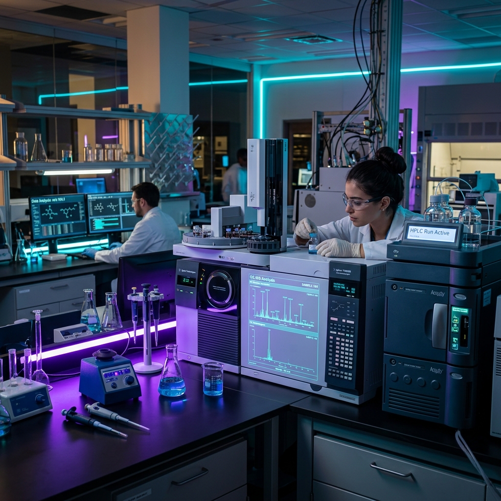 In-vitro-Testverfahren in einer sterilen Laborumgebung